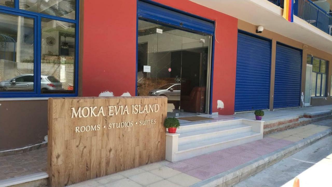 Moka Evia Island Hotel Ahladerí Kültér fotó